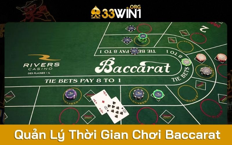 Quản lý thời gian là cách chơi Baccarat hiệu quả nhất cho người mới