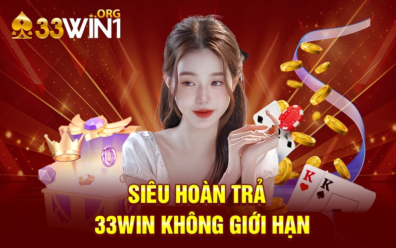 Hoàn trả không giới hạn cùng các chương trình khuyến mãi 33WIN | 33WIN1