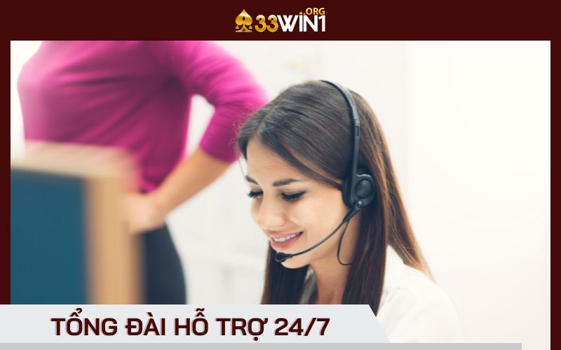 Tổng đài luôn hỗ trợ người chơi 24/7