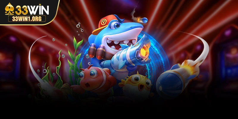Giao diện game bắn cá 3D sống động với hiệu ứng đại dương chân thực